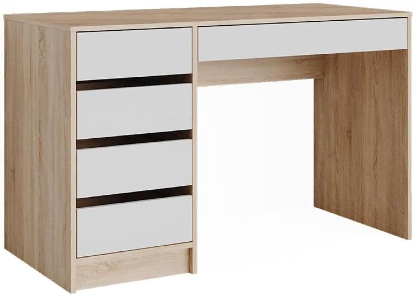 Vicco Schminktisch Sherry Sonoma Weiß 120 x 75 cm Schlafzimmer Bild 1