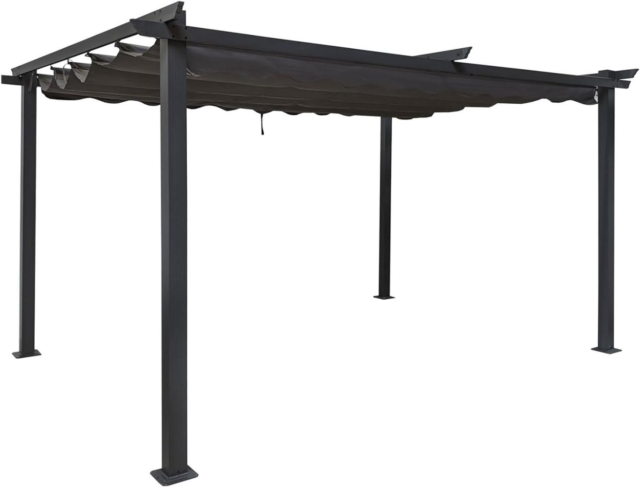 osoltus 3x4 Pergola mit ausziehbarem Dach Terrassenüberdachung mit Schiebedach Bild 1