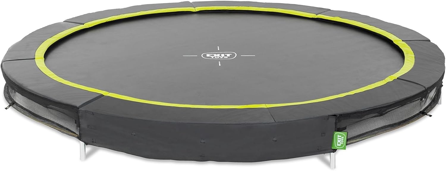 EXIT Trampolin Silhouette Ground Sports Ø 305 cm schwarz Bild 1