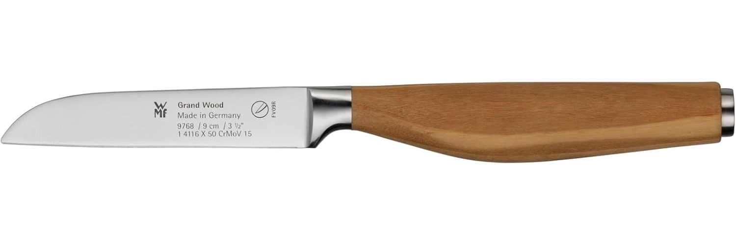 Gemüsemesser Grand Wood 9 cm, Holz, Stahl, Silber, Holzfarben, 7 x 3 x 29 cm Bild 1