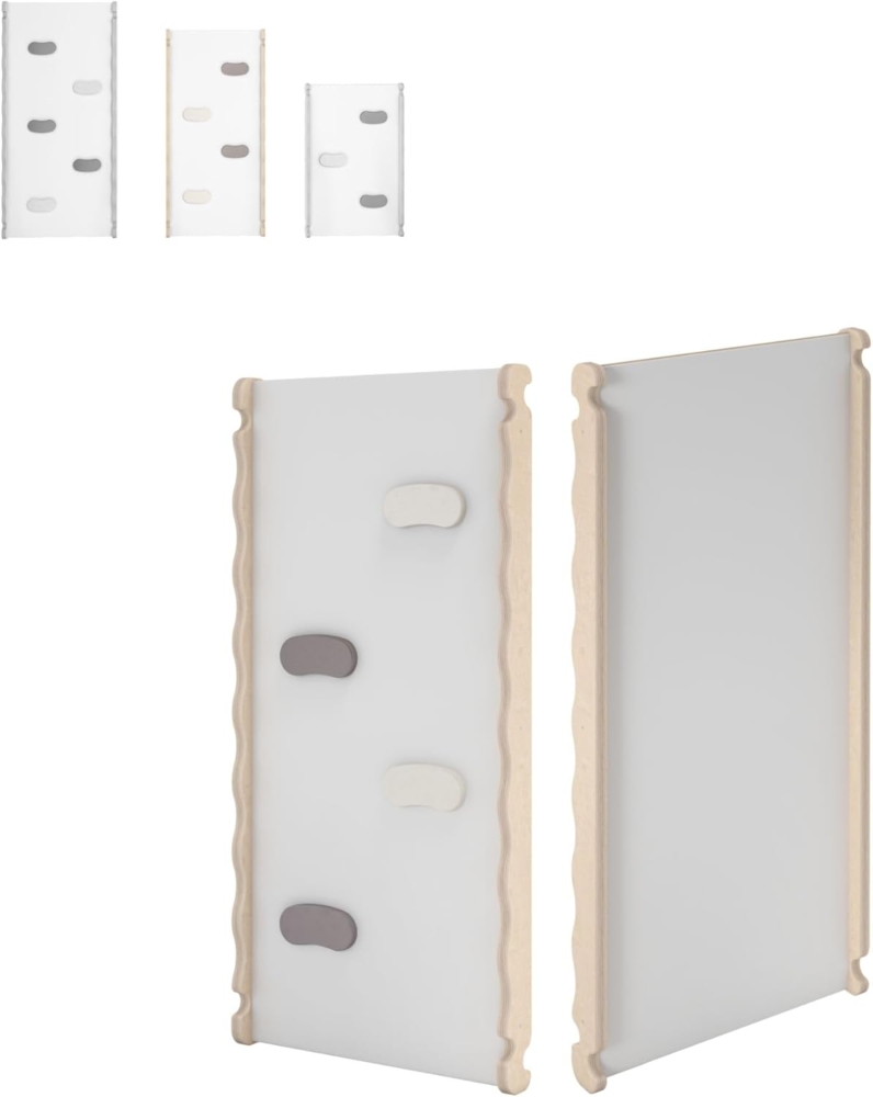 MAMOI® Rutschbrett | Rutsche | Rutschbrett Sprossenwand | Rutschbrett Kletterdreieck | Rutsche Holz | Rutsche indoor Holz | 100% ECO | Made in EU Bild 1