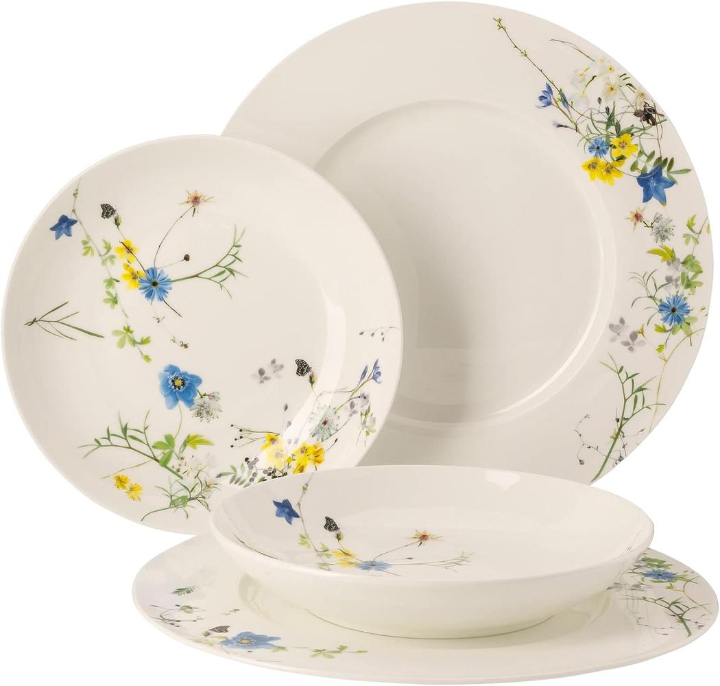 Rosenthal Brillance Fleurs des Alpes Set Coup/Fahne 4tlg Bild 1