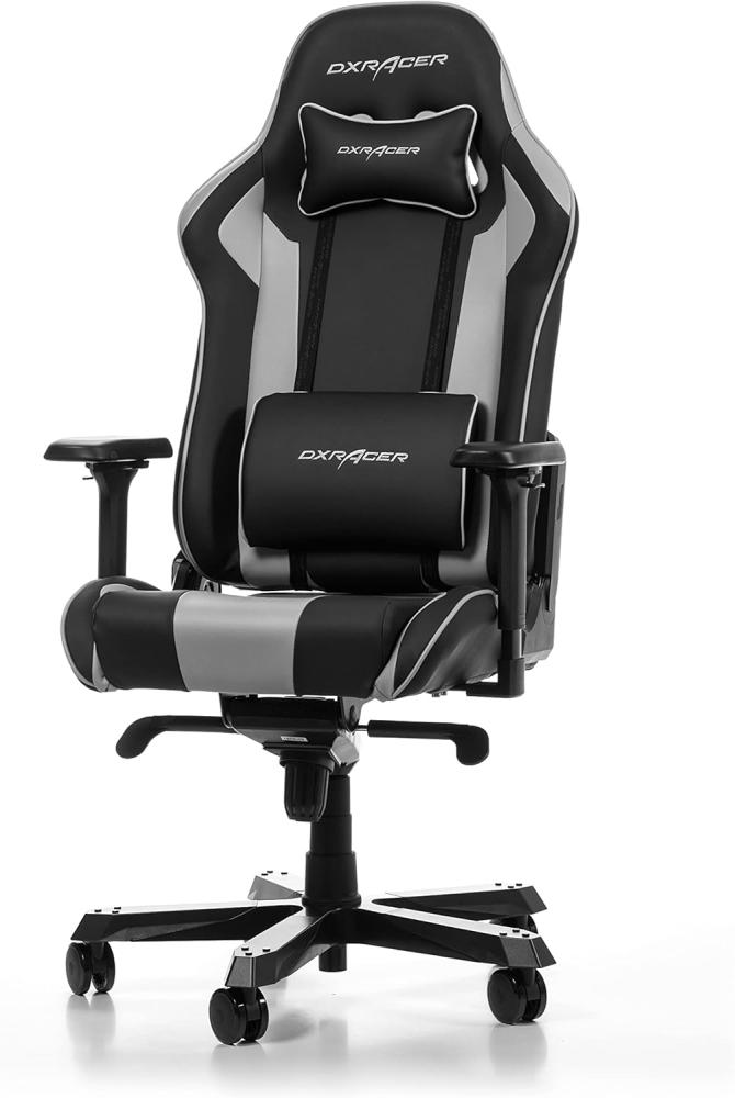 DXRacer (das Orginal) King K99 Gaming Stuhl, Kunstleder, Schwarz-grau, 200 cm Bild 1