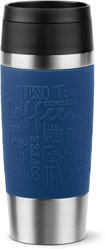 EMSA Thermobecher Travel Mug Classic, Dunkelblau, 0.36 l Bild 1