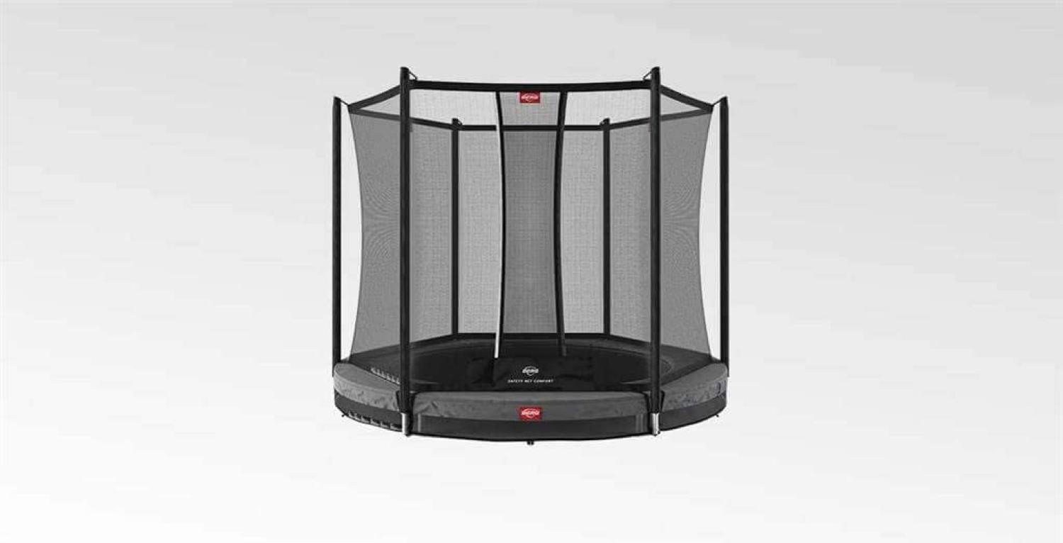 BERG Trampolin InGround rund 330 cm grau mit Sicherheitsnetz Comfort Favorit Bild 1