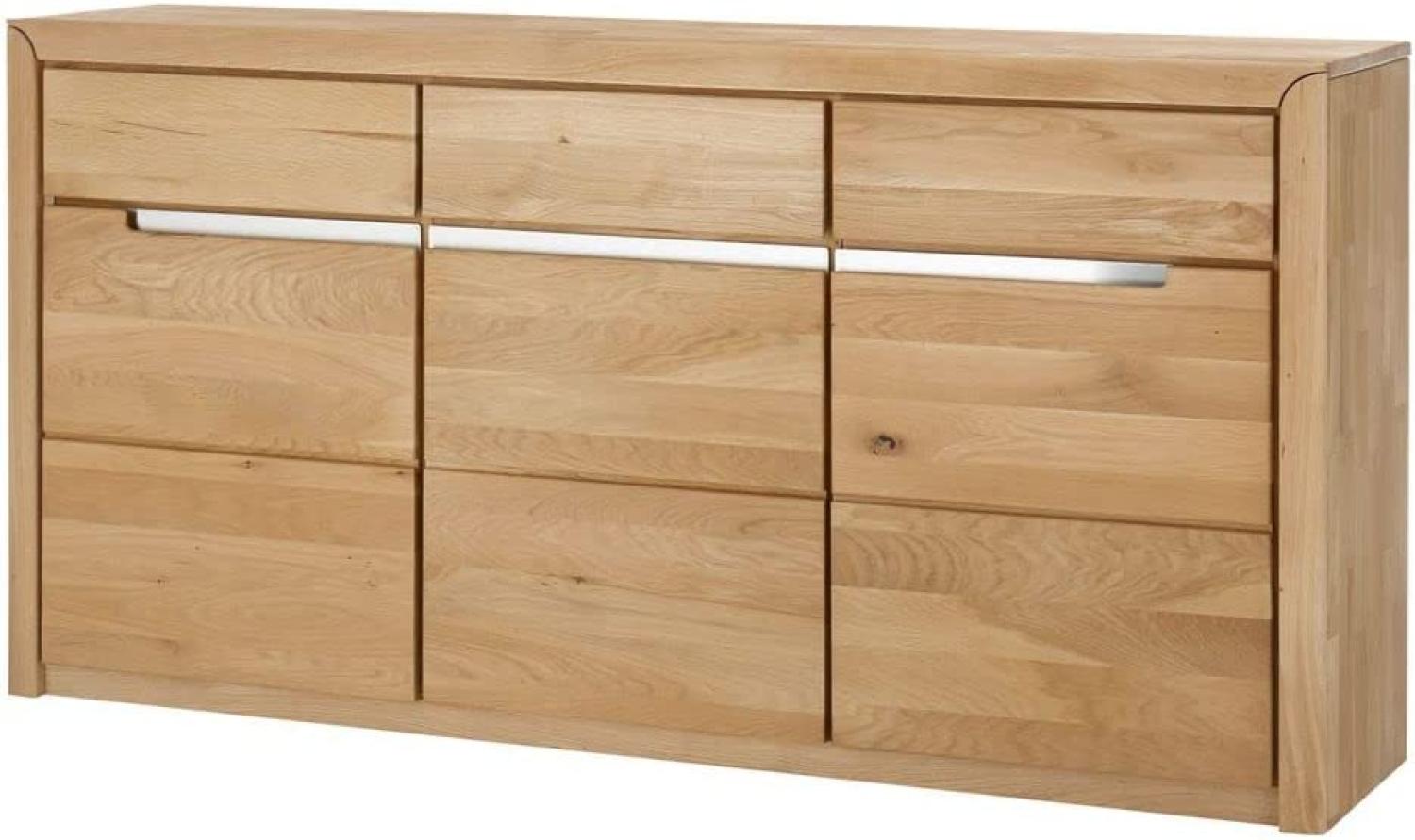 Sideboard Pisa 13 Eiche bianco massiv 180 x 90 x 41 cm Anrichte Kommode Bild 1