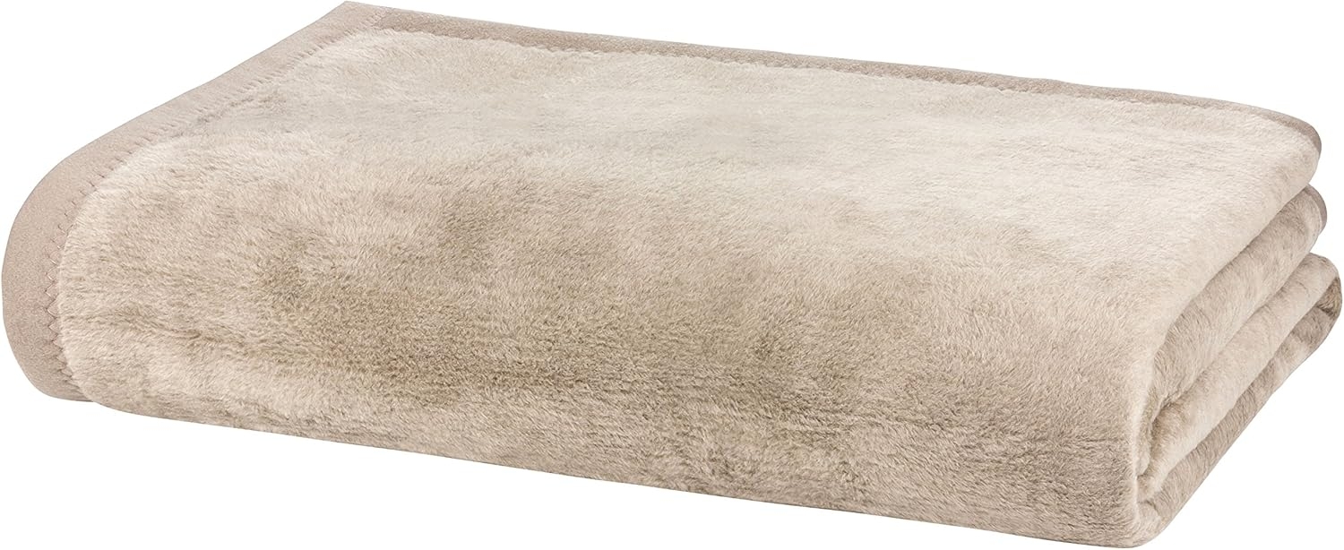 Wohndecke MOON Luxus Kuscheldecke Wolldecke 150x200/220x240, MOON Heimtextilien Bild 1