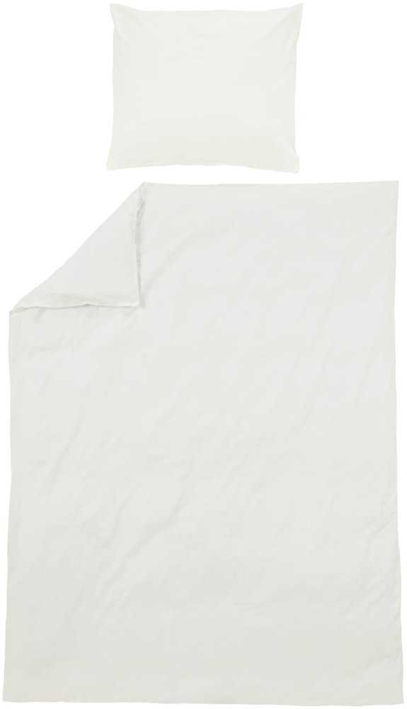 Meyco Uni Bettbezug Off White 140x200 / 220 cm Bild 1