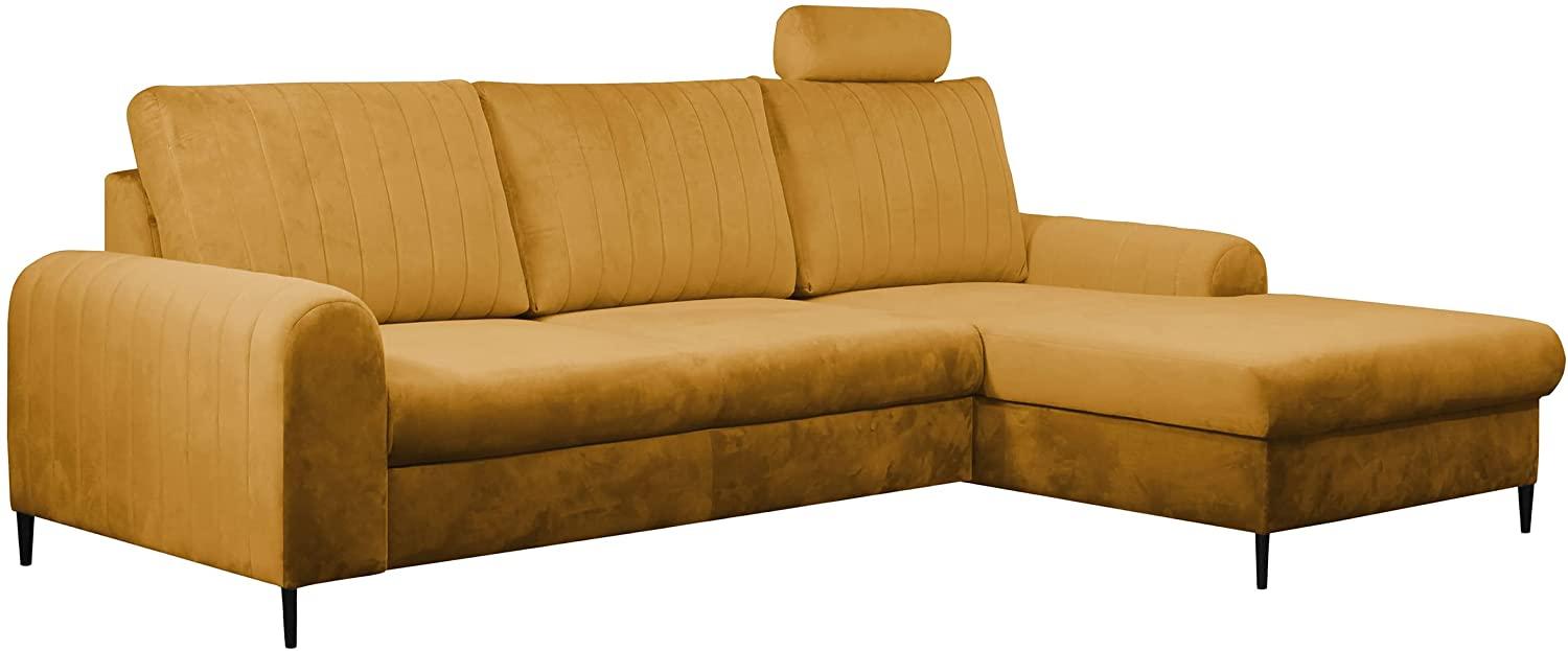 Ecksofa Lokoni (Farbe: Velluto 08, Seite: Rechts) Bild 1