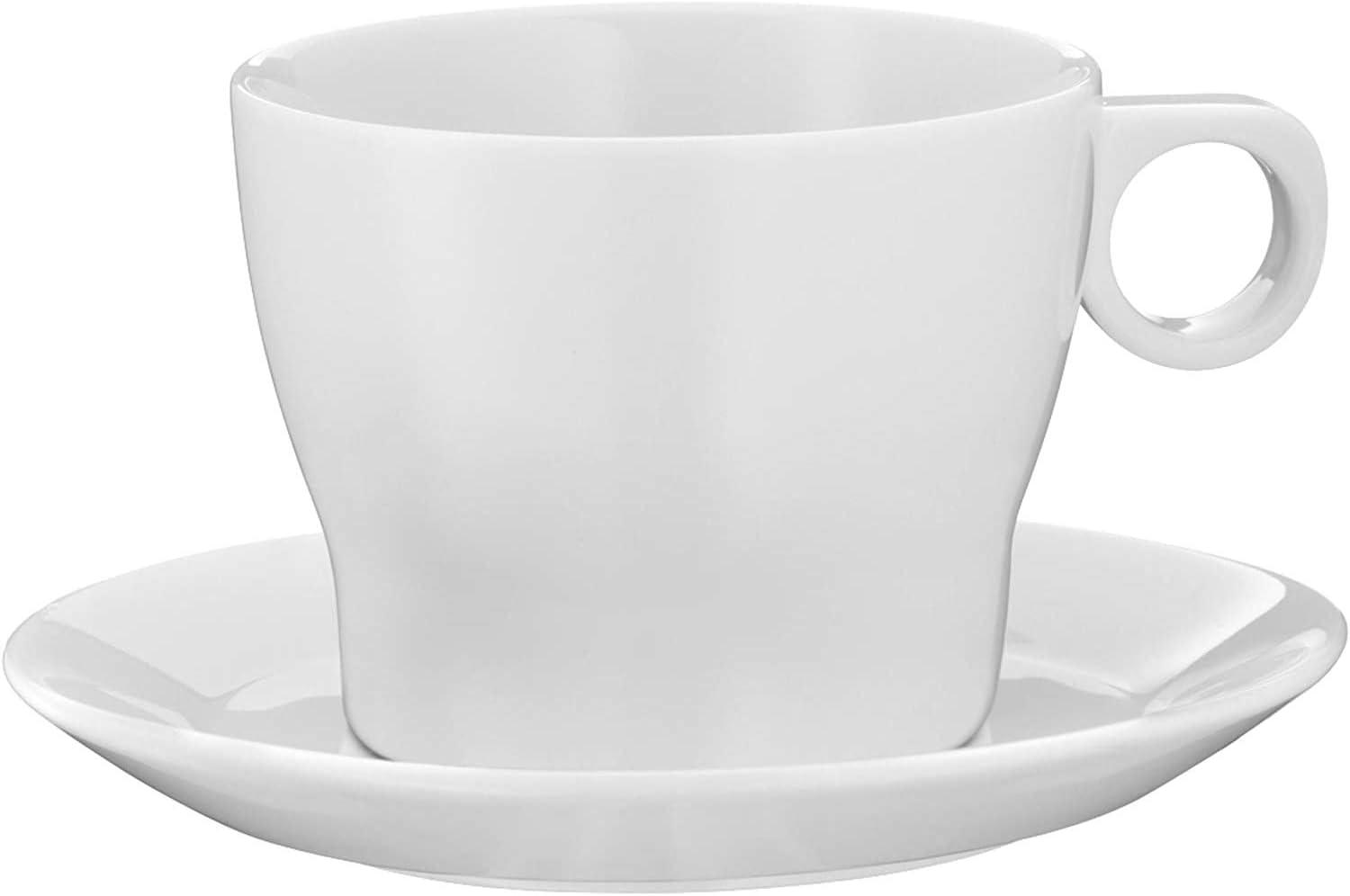 WMF Barista Café au Lait Tasse, mit Untertassenn, 230 ml, Porzellan, spülmaschinengeeignet Bild 1