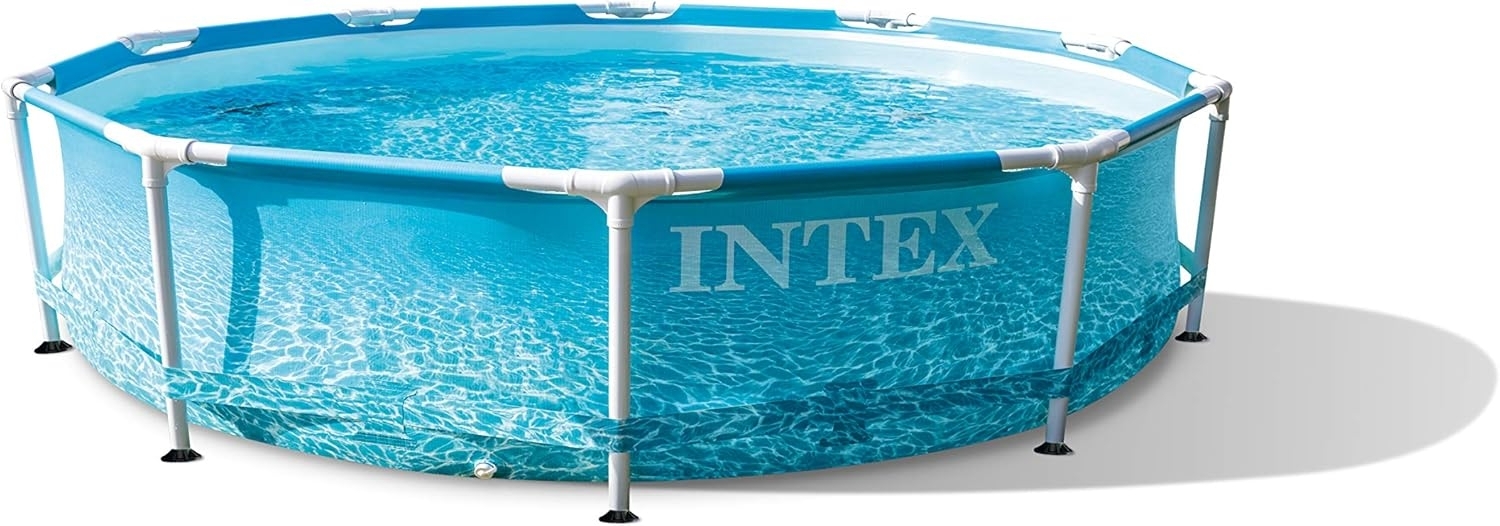 Intex 10FT X 30IN Beachside Metal Frame Pool Set Bild 1