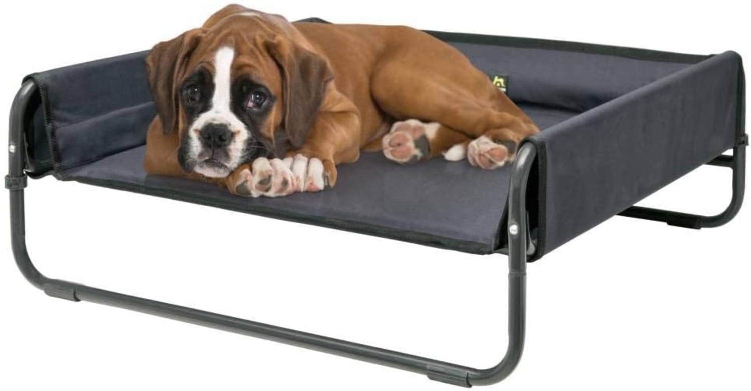 Maelson Soft Bed faltbares Hundebett - Farbe: Anthrazit M (71x71) Bild 1