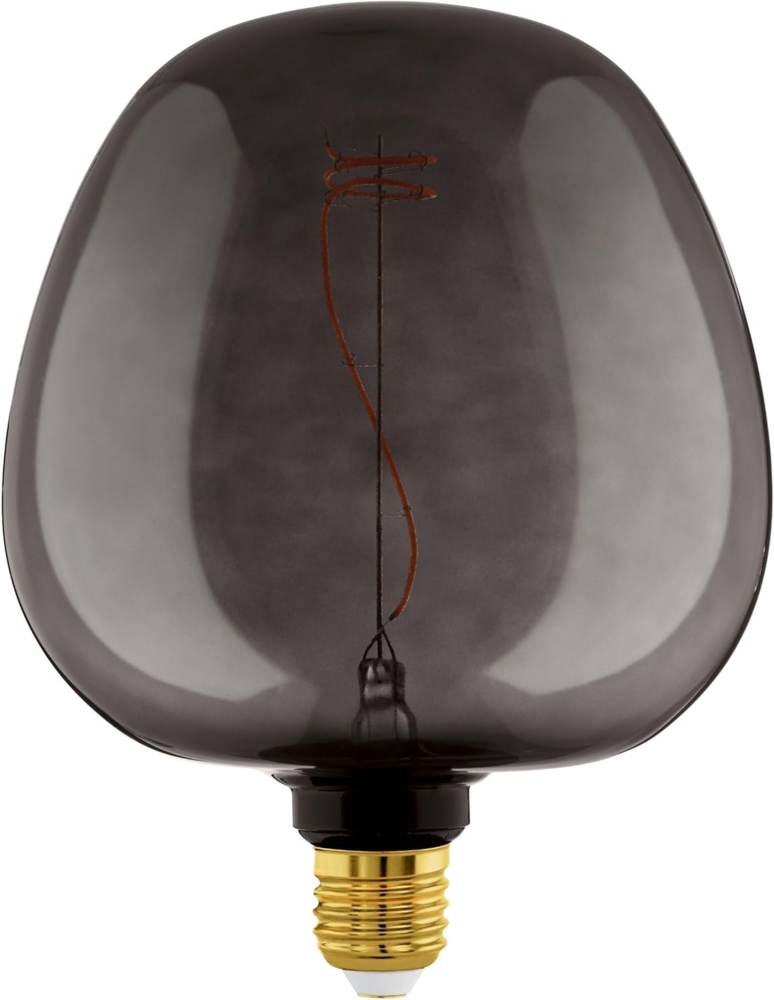 Eglo 110267 LED Leuchtmittel E27 1X4W 2000K schwarz L:25. 5cm Ø19cm dimmbar Bild 1