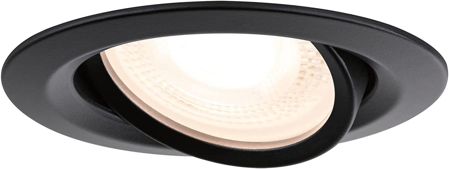 Paulmann 92460 Einbauleuchte LED Nova Plus schwenkbar IP65 93mm schwarz Bild 1