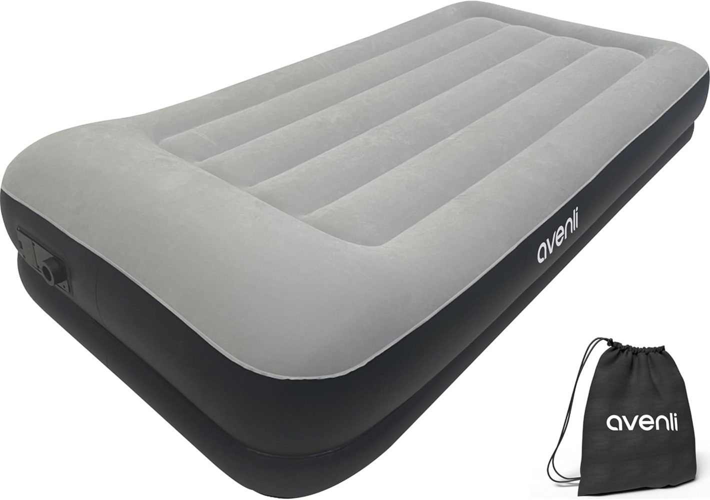 Avenli selbstaufblasendes Luftbett 191 x 99 x 36 cm mit eingebauter Pumpe Bild 1