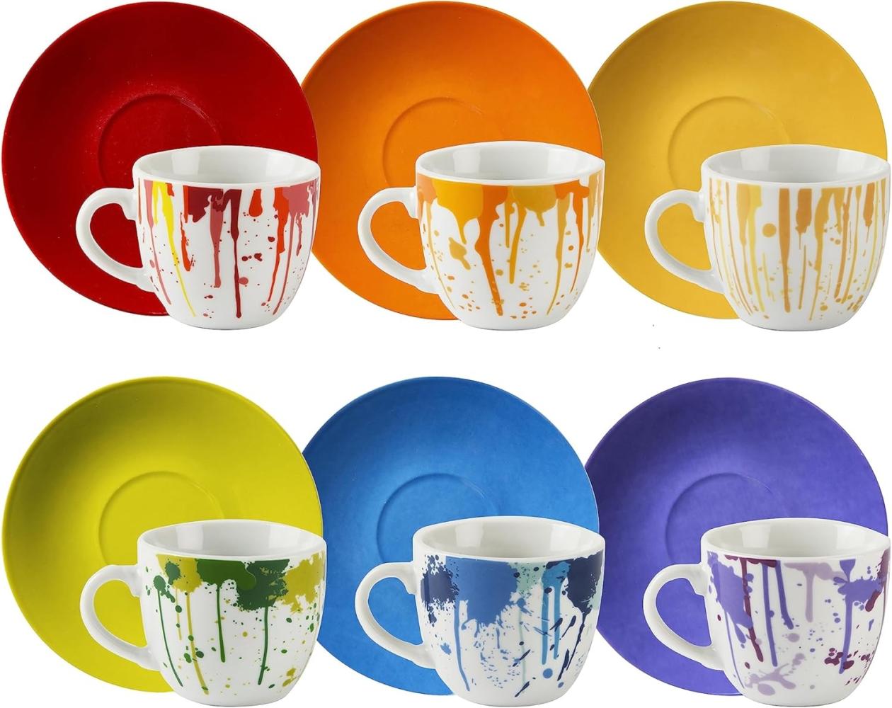 Excelsa Dripping KaffeeTasse, Porzellan, 6 Stück Bild 1