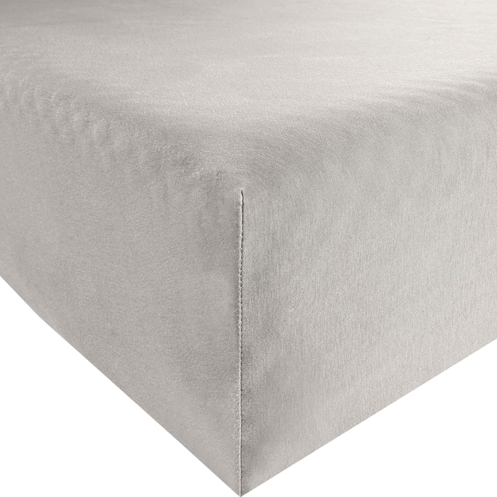 Formesse Bella-Donna Jersey Spannbettlaken|140x200 - 160x220 cm| grau Bild 1
