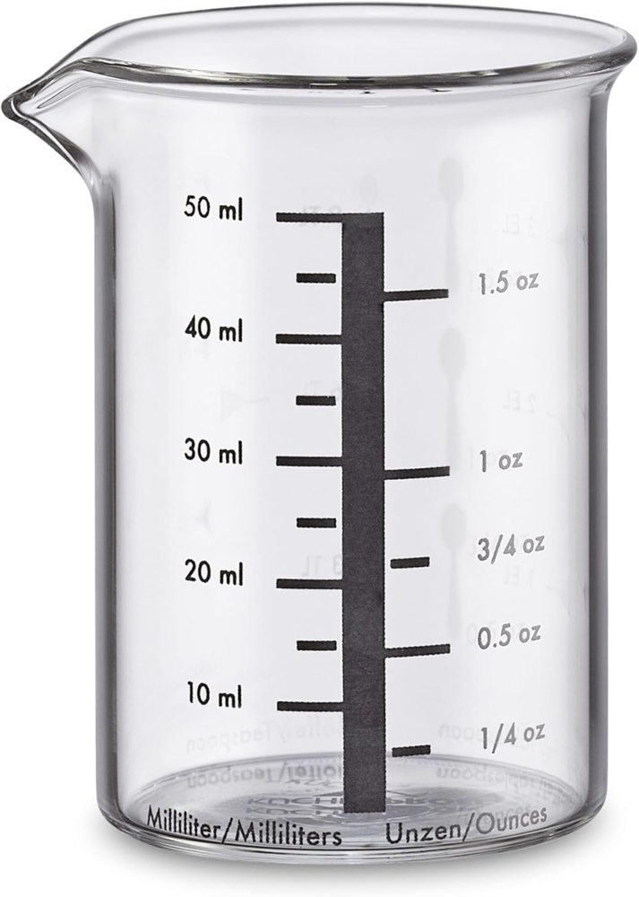 Messbecher 50 ml, Glas Bild 1