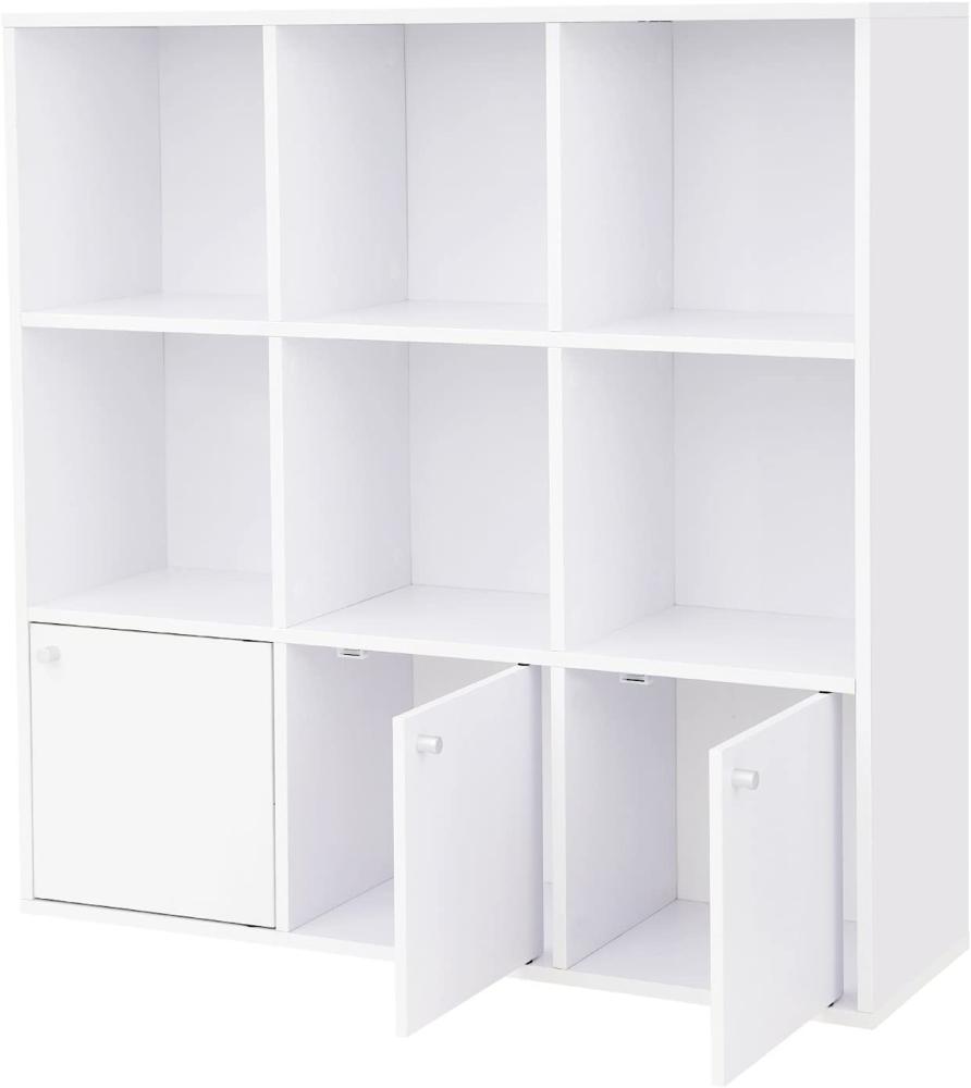 Nancy's Bücherregal Weiß 9 Boxen - Bücherregale Weiß Kinderzimmer Bild 1