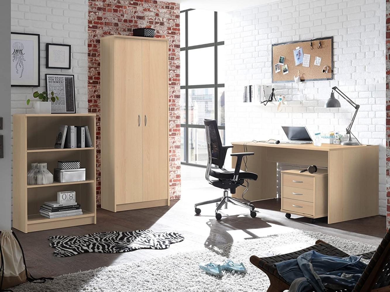 Büro-Set >Olli< (4-teilig) in Buche Bild 1