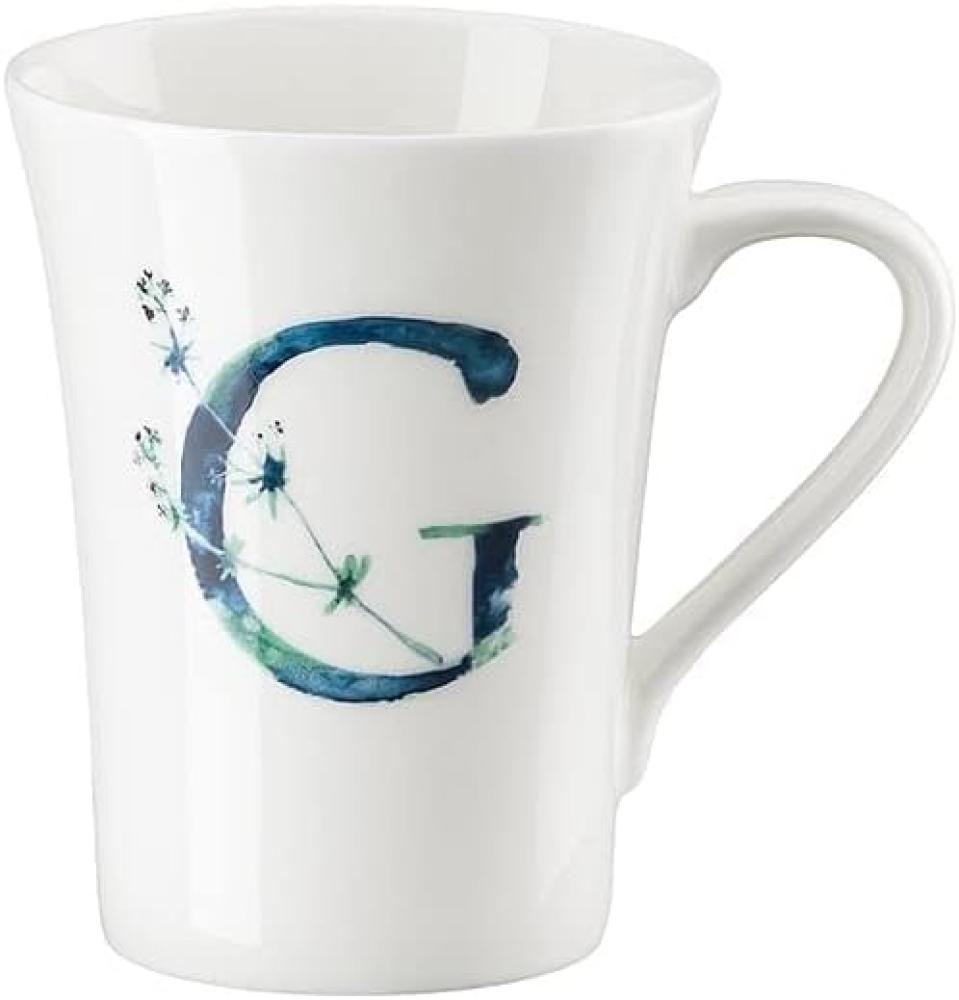 Hutschenreuther Flower Alphabet Becher mit Henkel - G, Bone China, Galium album, 400 ml, 02048-727386-15505 Bild 1