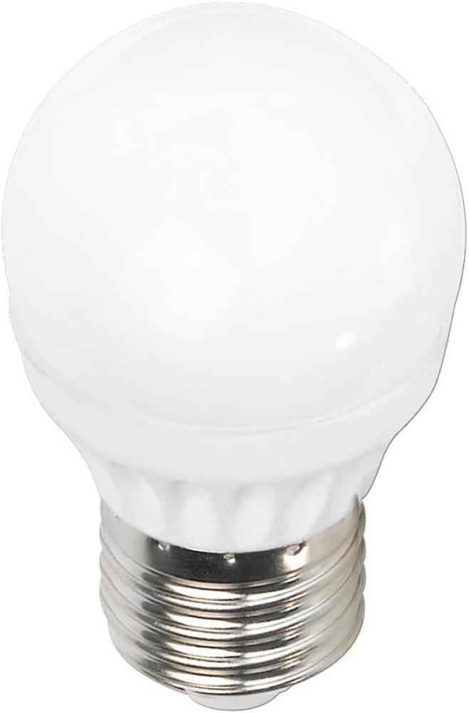 E27 LED - 5 Watt, 400 Lumen, 3000 Kelvin warmweiß, Ø4,5cm - nicht dimmbar Bild 1