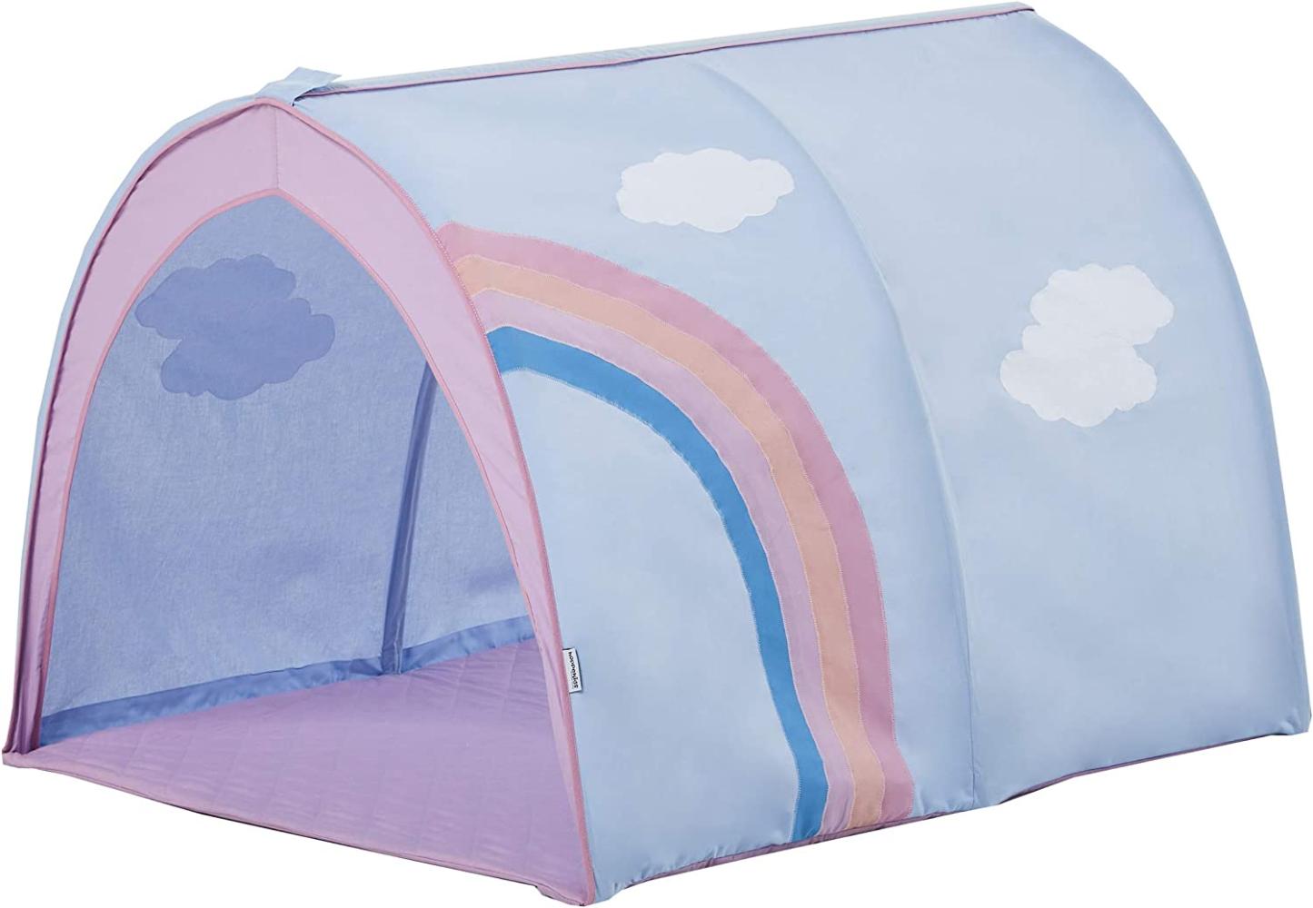 Hoppekids Unicorn Tunnel, 100% Baumwolle, Rosa, 90 x 73 x 102 cm Bild 1