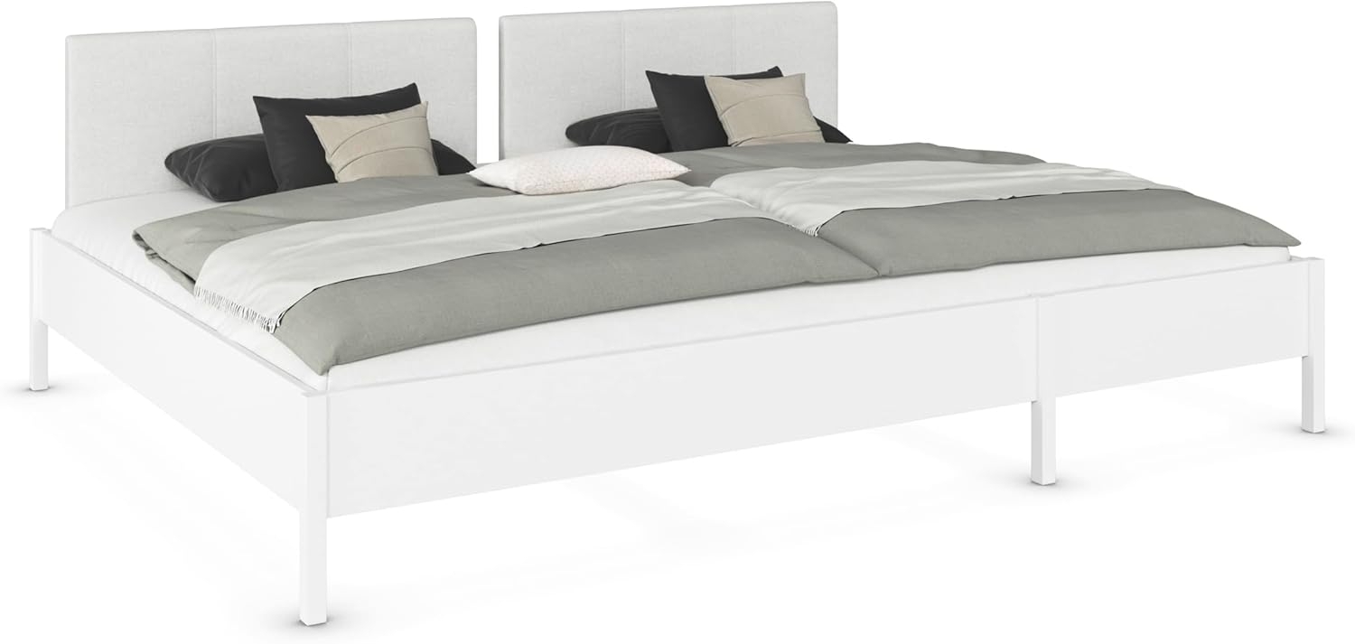 rauch Bett Familienbett XXL Familiengröße Ehebett Doppelbett umbaubar (flexible Umbaumöglichkeit in Einzelbetten), Liegefläche 240x200 270x200 verschiedene Kopfteile MADE IN GERMANY Bild 1