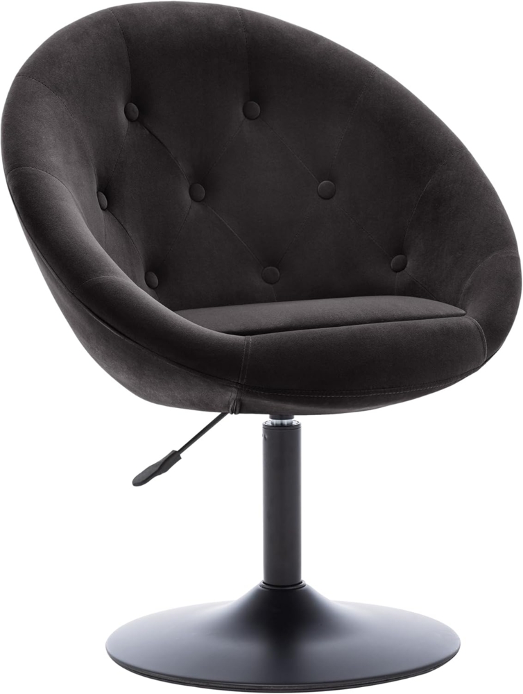 Duhome Loungesessel 509A, Cocktailsessel Clubsessel Schminktischstuhl Drehstuhl Höhenverstellbar Bild 1