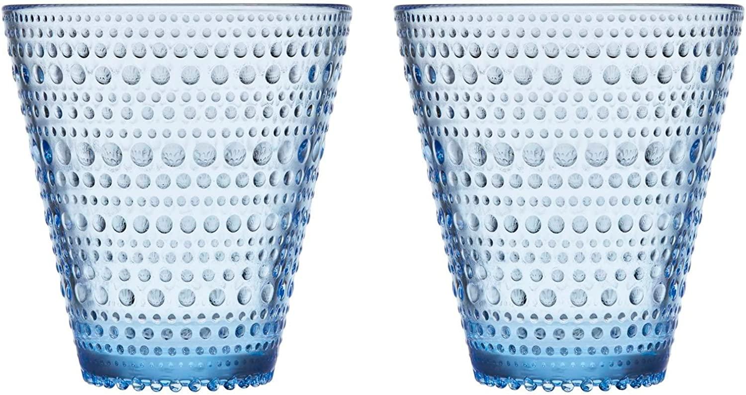 Iittala Glas Kastehelmi Aqua (Groß) (2-teilig) 1025714 Bild 1