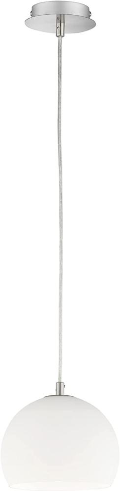 Fischer & Honsel 60586 Pendelleuchte Bow 20cm Nickel matt Opal E27 Bild 1