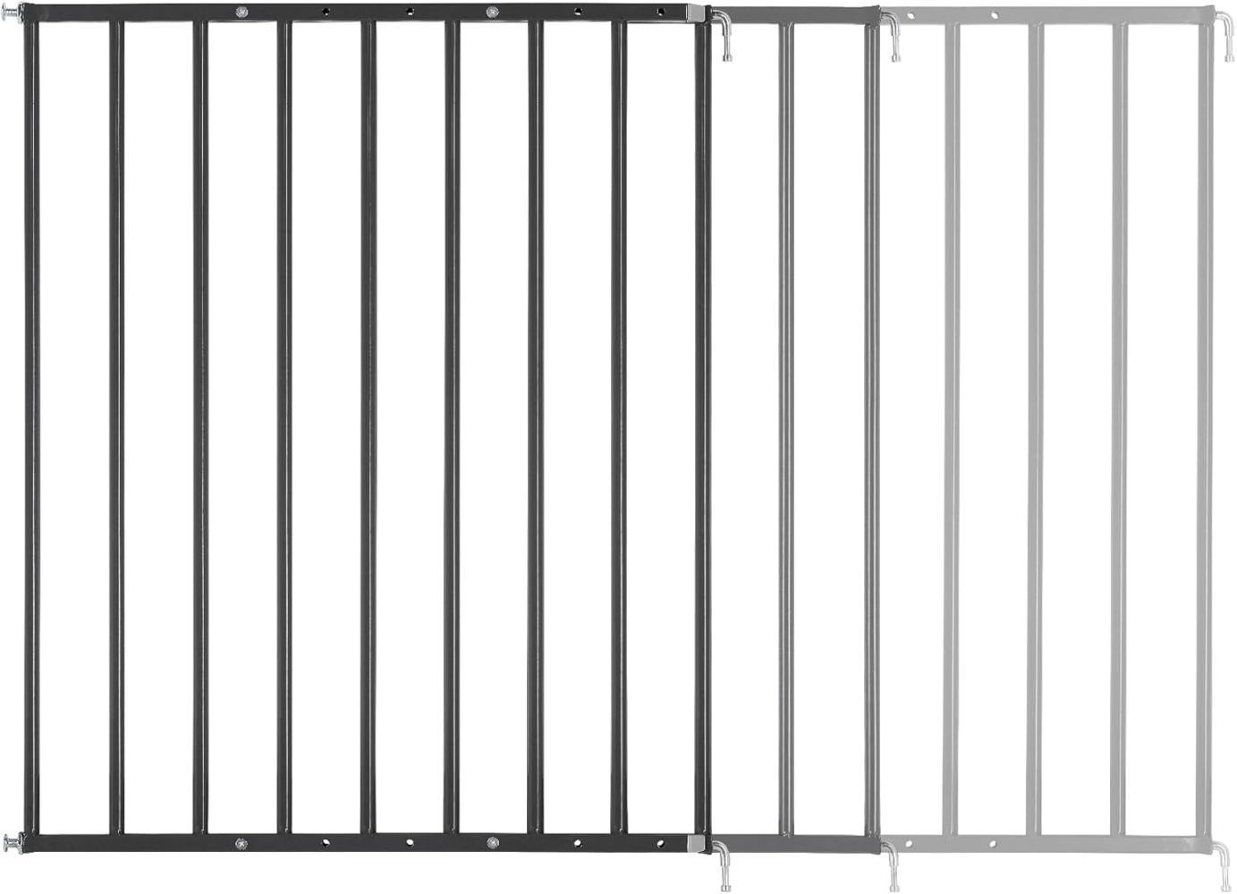 Badabulle Treppenschutzgitter Safe & Protect XL - Anthrazitgrau Bild 1