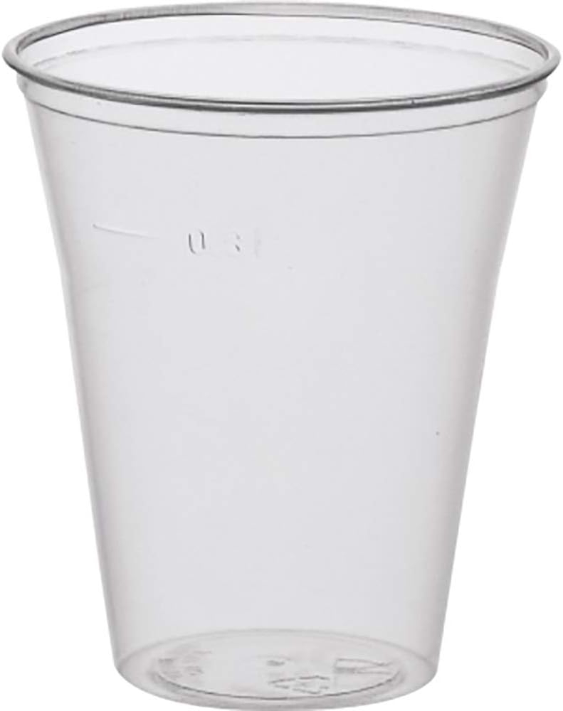 75 Trinkbecher, PS 0,3 l Ø 9,5 cm · 11 cm klar mit Schaumrand Bild 1