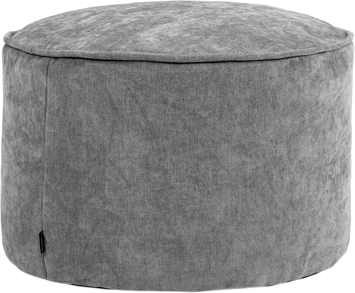 icon Pouf Sitzpouf XL aus Chenille „Milano“ Bild 1