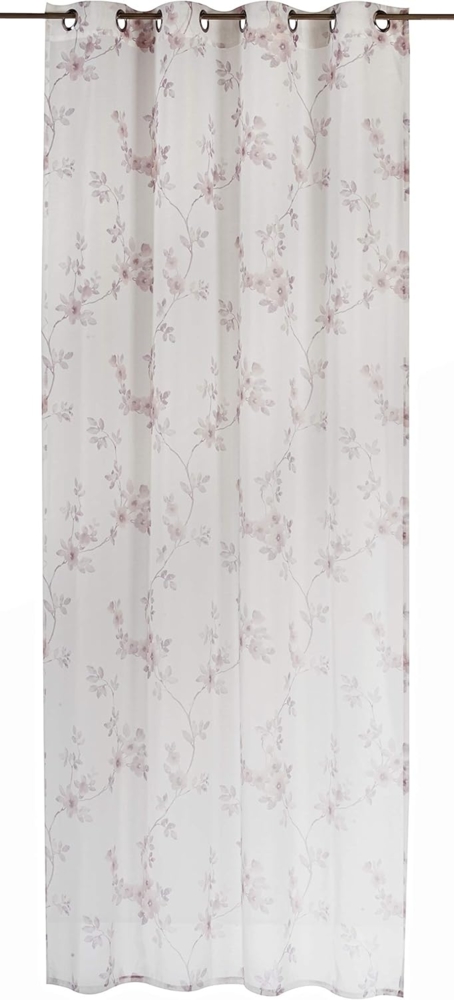 ELBERSDRUCKE Vorhang Ösenschal Kyoto 09 beige Vorhang halbtransparent 255x140cm (1 St), halbtransparent Bild 1