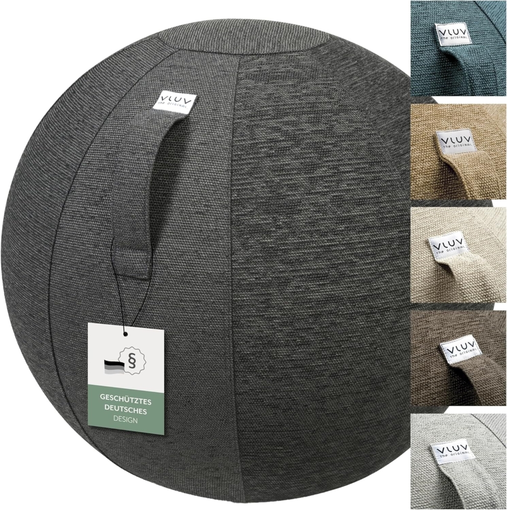 VLUV STOV Sitzball Grau Polyester Erwachsene Deutschland IGR Bild 1