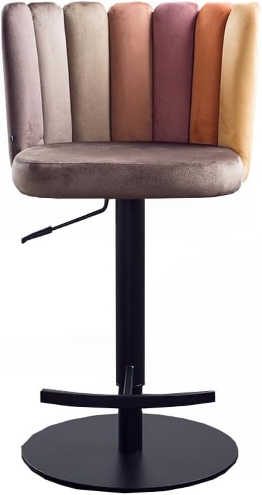 KAWOLA Bistrostuhl JADA (1 St), Drehstuhl höhenverstellbar Velvet verschiedene Farben Bild 1