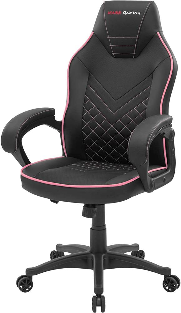 Mars Gaming MGCXONEBPK, Premium Gaming-Stuhl, PU, AIR-Tech, Klasse 4, Pink Bild 1