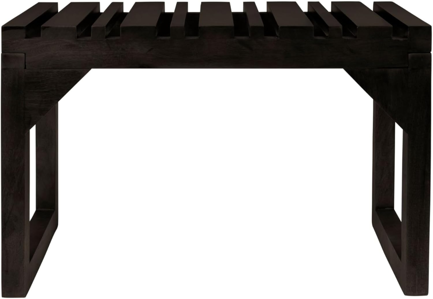 Bank JAKUB aus schwarz lackiertem Mangoholz von DutchBone Bild 1