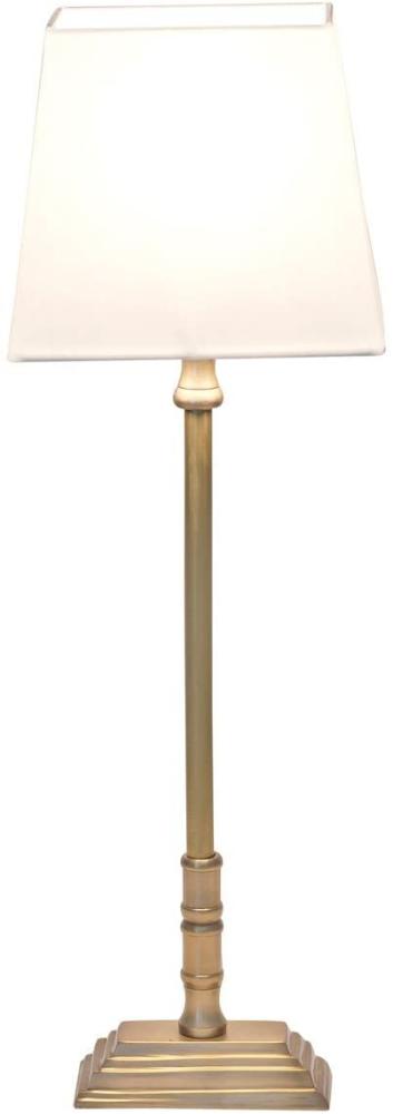 Holländer Tischleuchte 1-Flammig New York Tower Schirm weiß Bild 1