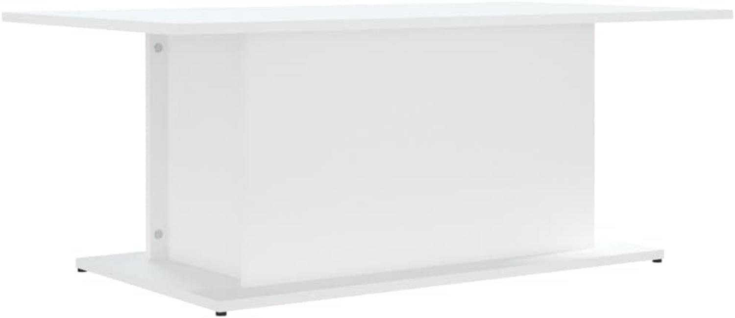 vidaXL Couchtisch Weiß 102x55,5x40 cm Holzwerkstoff 810307 Bild 1