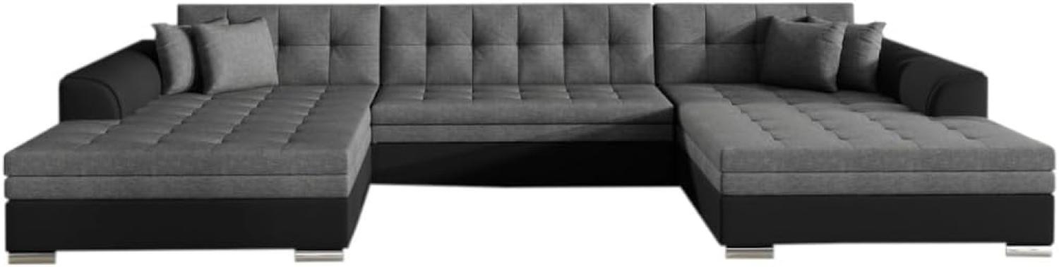 Ausziehbares Sofa ALABAMA, U-Form, 355 x 80 x 165, sawana 05/soft 11 Bild 1