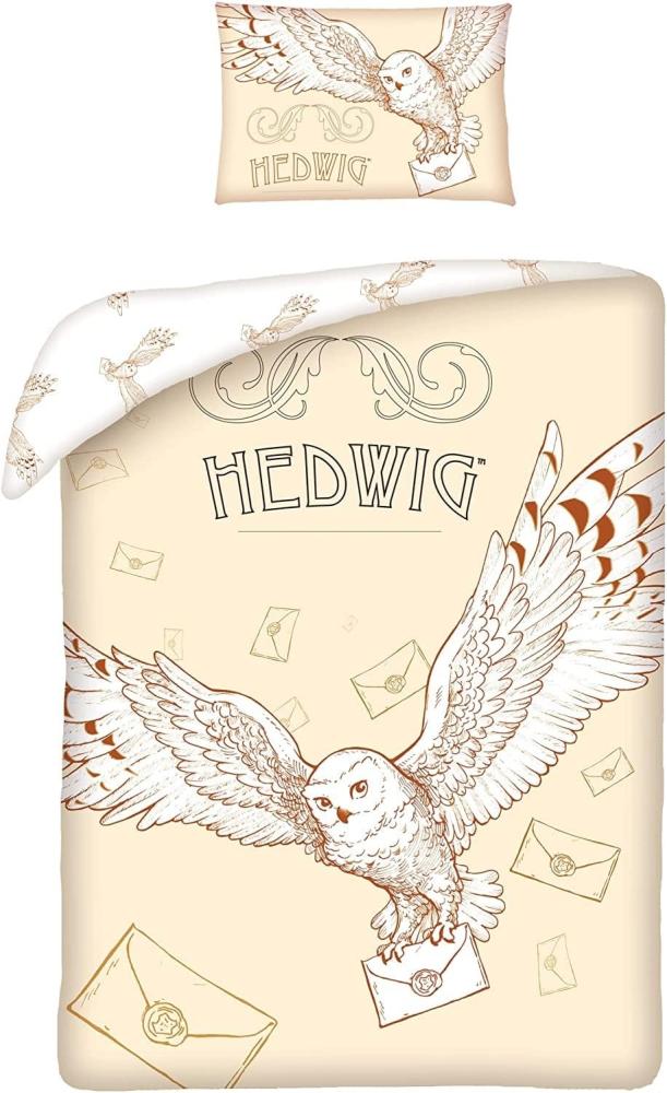 Harry Potter Hedwig Baby Bettwäsche Wendebettwäsche 100 x 135 cm Bild 1