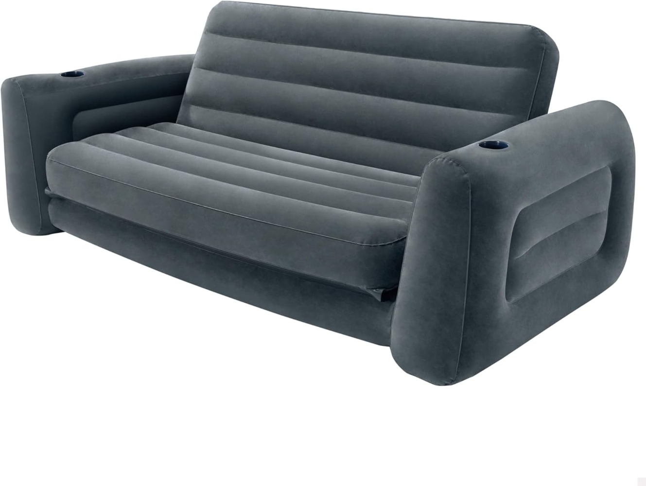 Intex Ausziehbares Sofa, Dunkelgrau, 66 x 203 x 231 cm (HxTxB) Bild 1