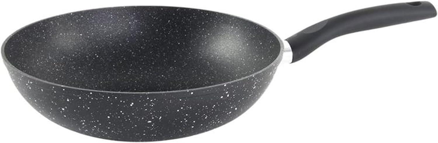 Wok Pfanne Secret De Gourmet Nature Schwarz Geschmiedeter Stahl (Ø 28 Cm) Bild 1