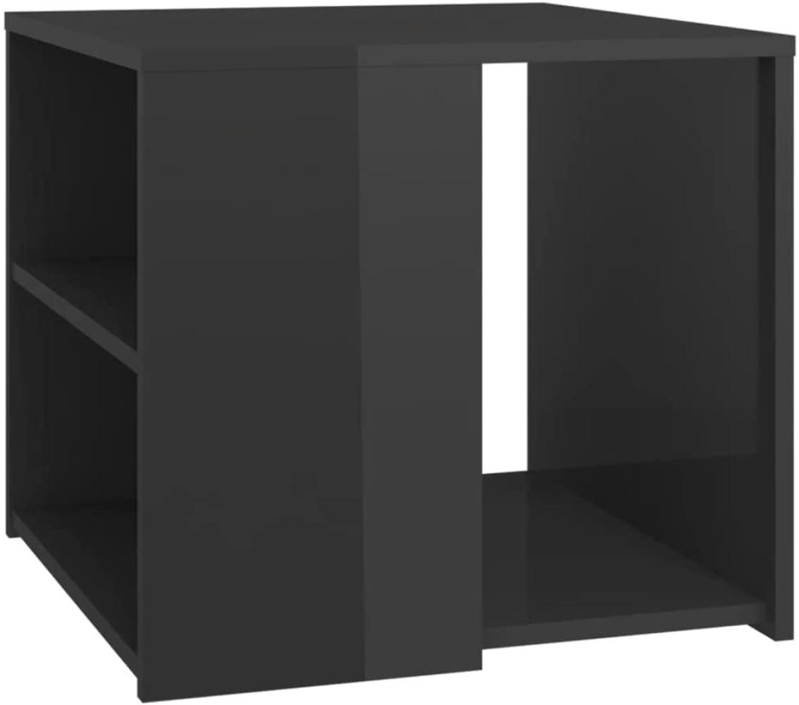 vidaXL Beistelltisch Hochglanz-Grau 50x50x45 cm Holzwerkstoff 806390 Bild 1