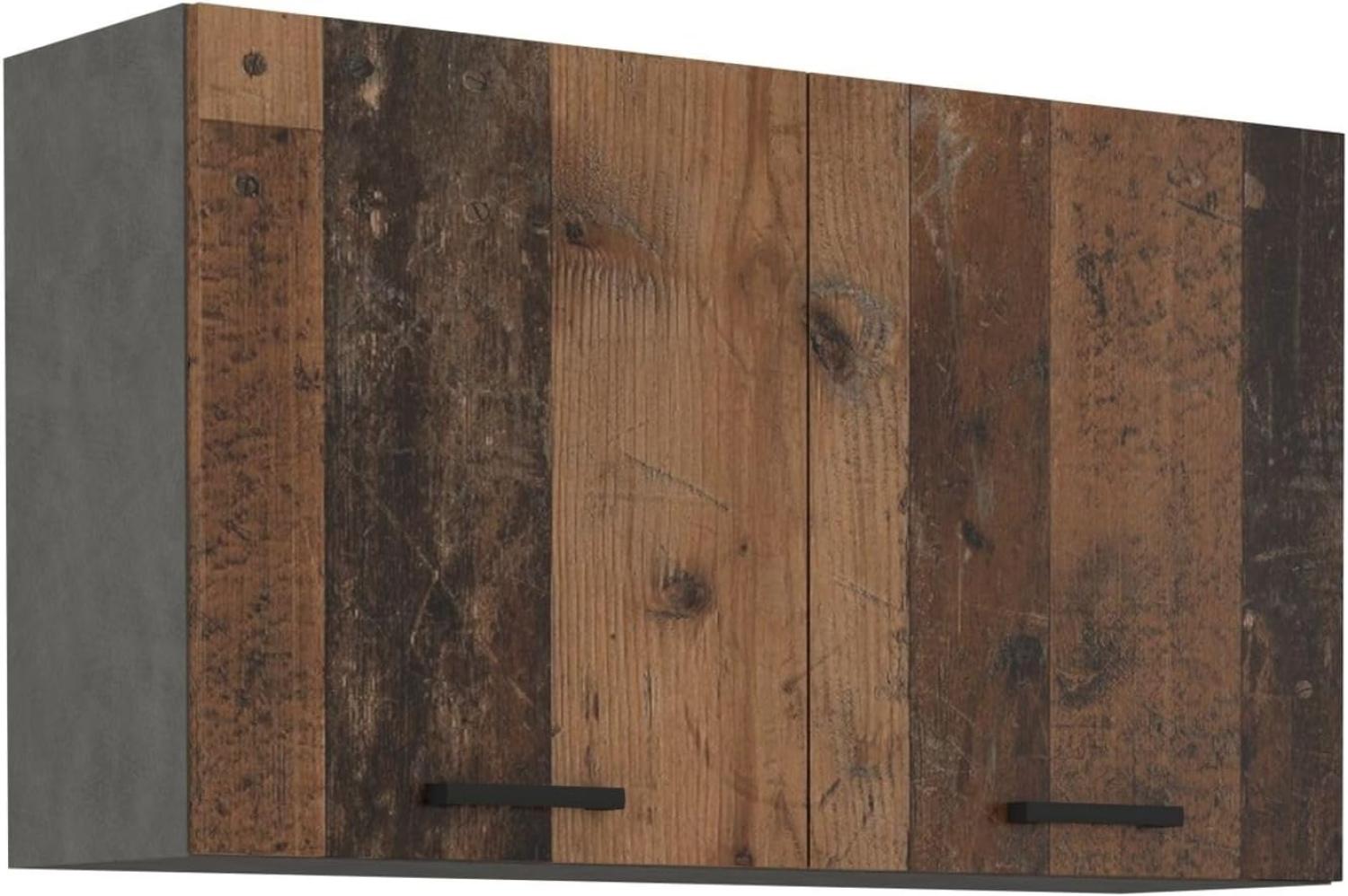 Hängeschrank Buffet Küche Mario 100 Küchenzeile Einbauküche Old Wood Matera Bild 1