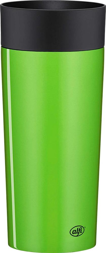 alfi 5637. 282. 035 Coffee To Go Trinkbecher isoMug Plus, Edelstahl Lime 0,35 l, Spülmaschinenfest, zerlegbarer Verschluss, 4 Stunden heiß Bild 1