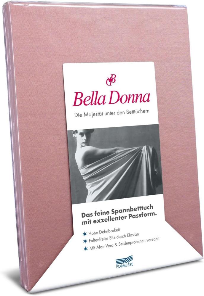 Formesse Bella-Donna Jersey Spannbettlaken|120x200 - 130x220 cm| altrose Bild 1