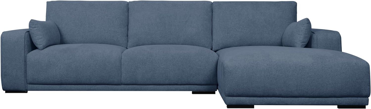 3-Sitzer Ecksofa Rechts California Blau Bild 1